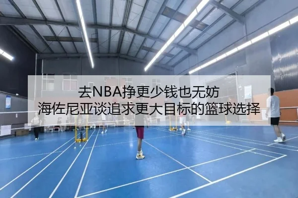 去NBA挣更少钱也无妨 海佐尼亚谈追求更大目标的篮球选择（MKSPORTS）